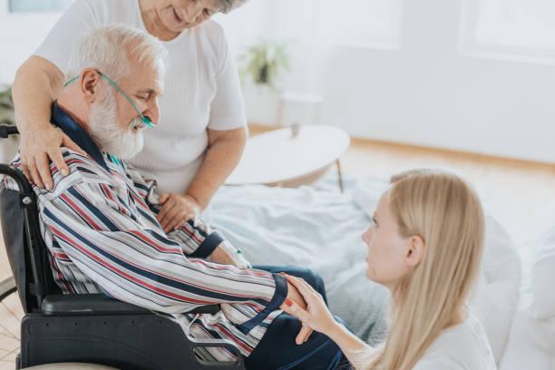 istock Man on a wheelchair 1196198176