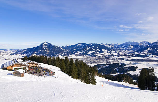 slope winter  ofterschwang stock pictures, royalty-free photos & images