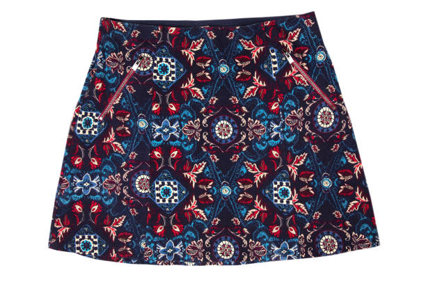 istock Blue skirt with ornament isolated on a white background 1196204931