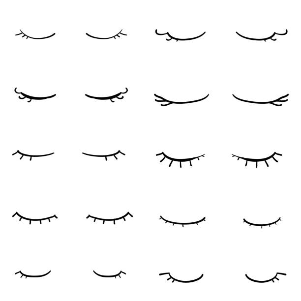 Ojos Cerrados Vectores Libres de Derechos - iStock Ojos Cerrados Vectores Libres de Derechos - iStock