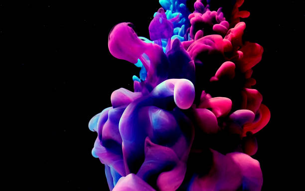 istock Fantastic space color abstract background. Stylish modern technology background. 1196217539