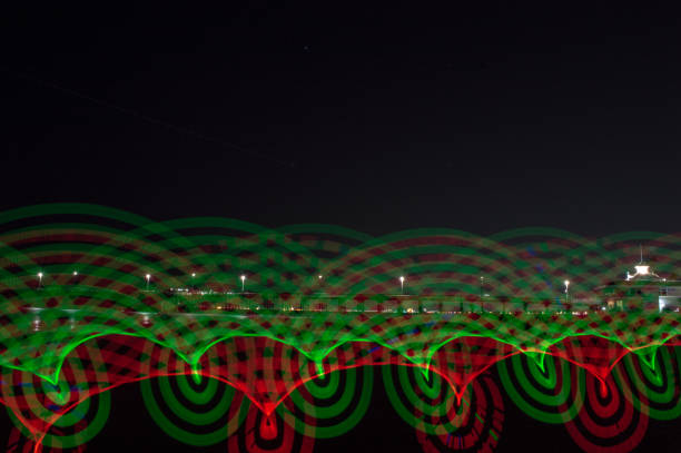 istock Glow stick design in darkness 1196221410