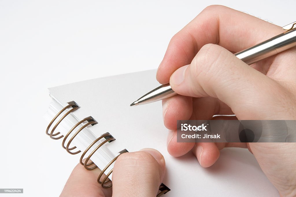 Note Taking  Adult Stock Photo