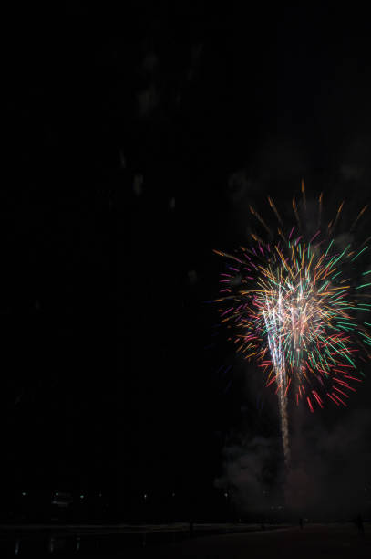 istock Fireworks display on the beach in Newport Beach at holiday time 1196224657