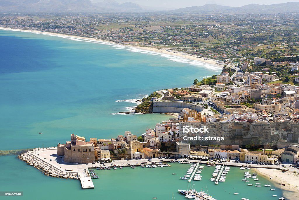 Sicily  Aerial View Stock Photo