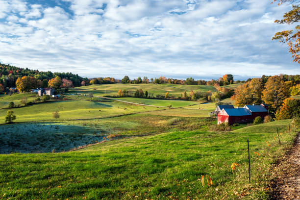 istock Rural scenery in Vermont in autumn 1196229413