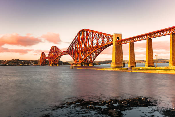 istock View of Forth Railway bridge at sunset 1196229444