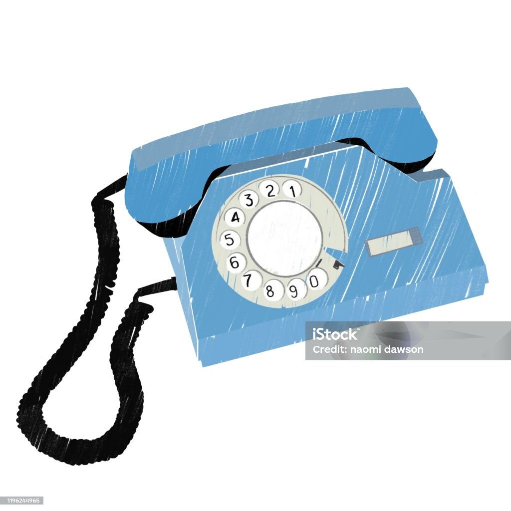 Retro telefon - Royalty-free Bağlantı Stock Illustration Retro telefon - Royalty-free Bağlantı Stock Illustration