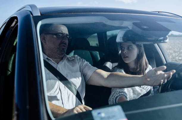 istock Teen girl failed driving test 1196245864