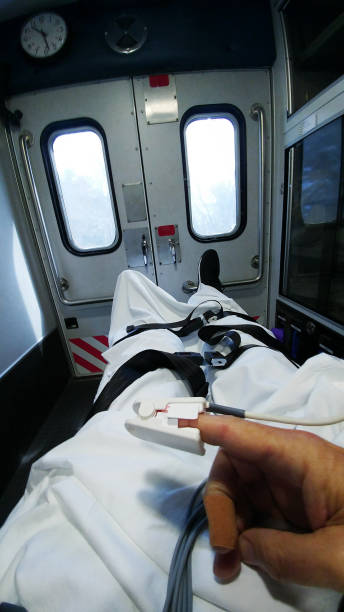 istock Emergency Medical Patient Riding in Ambulance 1196246997
