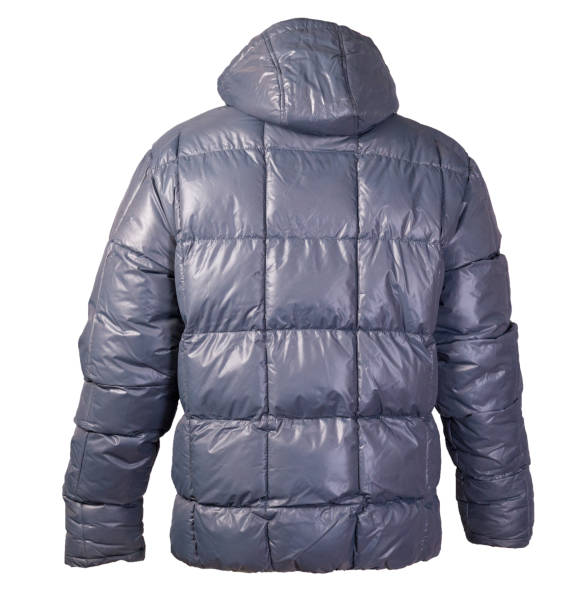 istock Men's jacket in a hood isolated on a white background. Windbreaker jacket 1196247846