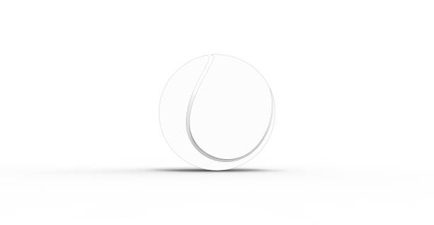 istock Drawing Tennis Ball Drawing on White Background 1196249909