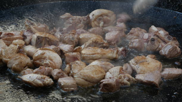 istock Cooking paellas outdoors in Valencia 1196251793