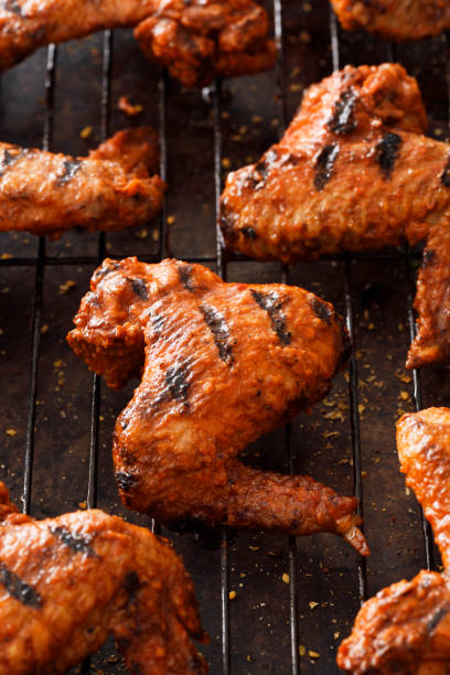 istock Barbecue grilled chicken wings 1196253304