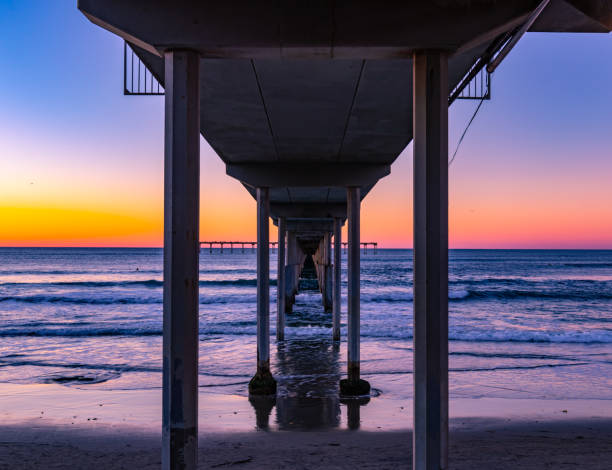 Ocean Beach Southern California stock photo