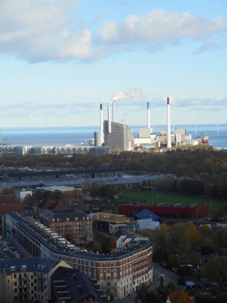 istock Factories, cities and nature 1196257319