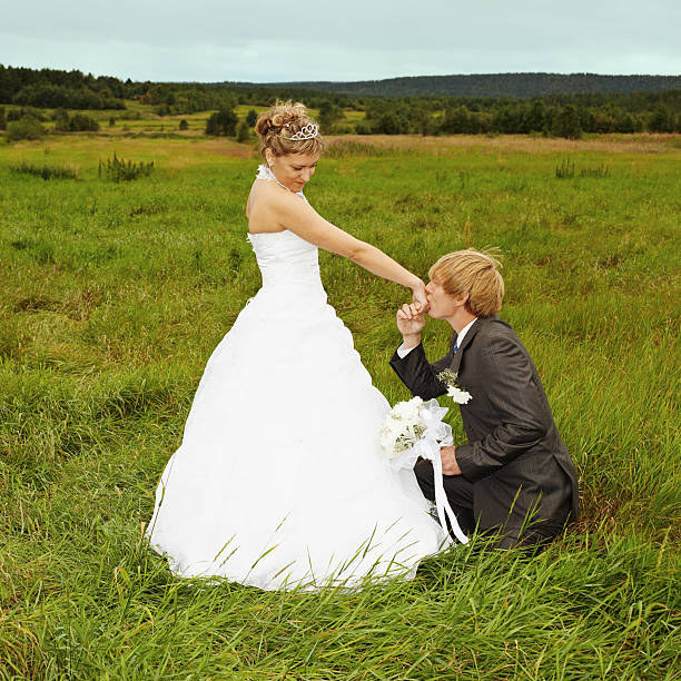 istock Groom to genuflect near bride 119628224