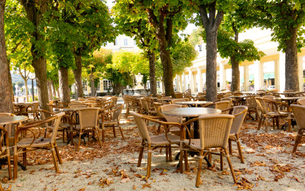 istock Unvisited outdoor Restaurant 1196285362