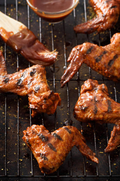 istock Barbecue grilled chicken wings 1196298911