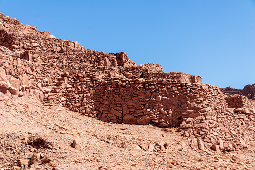 Sitio arqueológico de Pukara de Quitor cerca de San Pedro de Atacama en Chile. photo