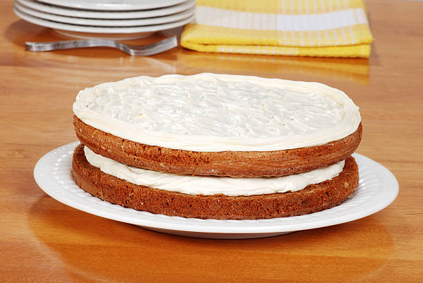 istock carrot cake with plates and napkin 119630970