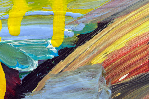 Abstract art background. Hand-painted background. SELF MADE