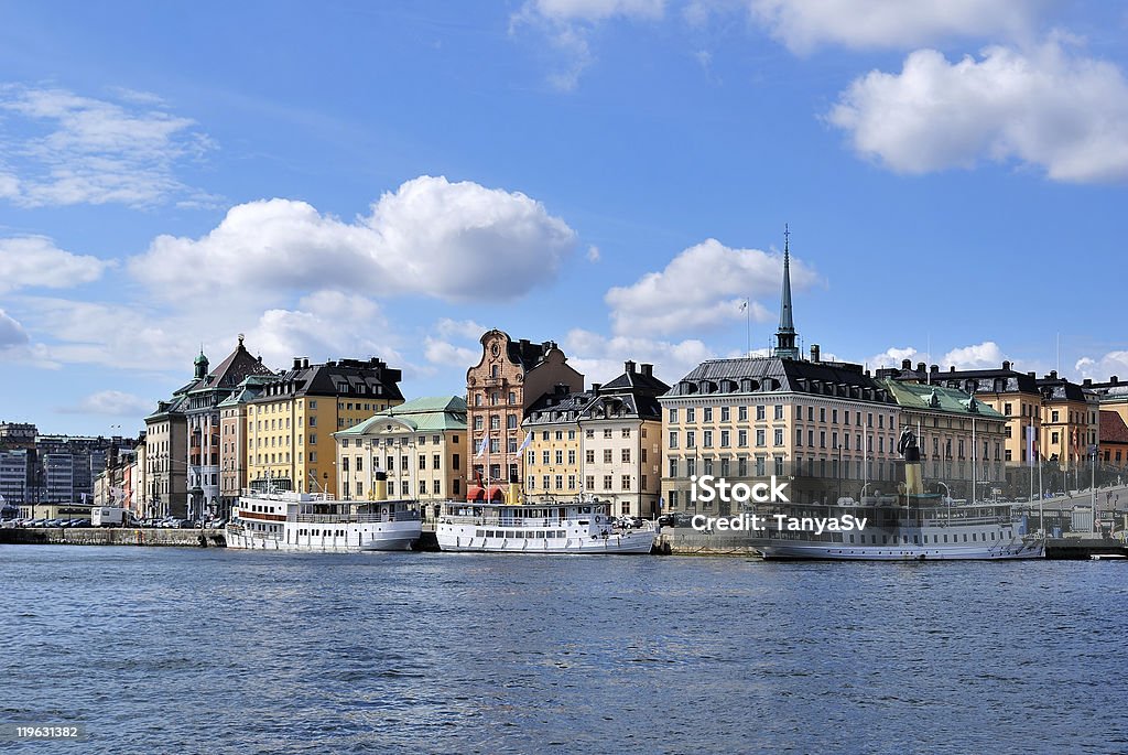 Cidade Velha de Estocolmo, - Royalty-free Antigo Foto de stock