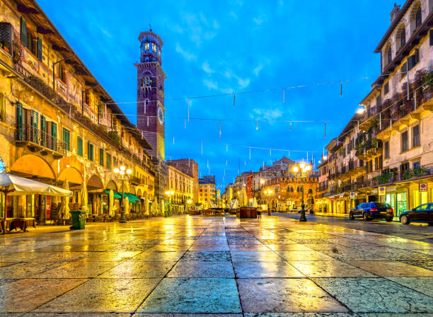 istock Piazza delle Erbe, Verona, Italy 1196313920