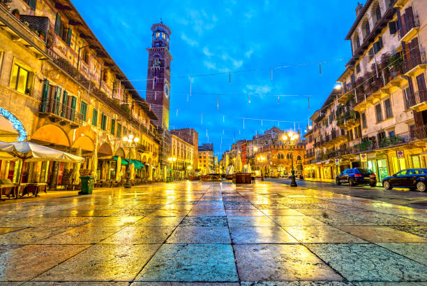istock Piazza delle Erbe, Verona, Italy 1196313925