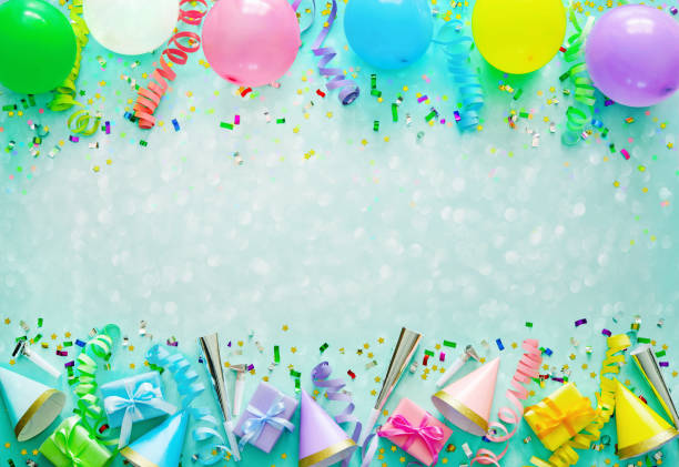 istock Background for carnival, birthday, New Year or other festivities 1196320698