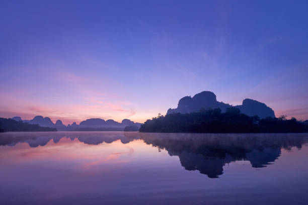 istock Sunrise and mist at Nong Thale Krabi 1196321715