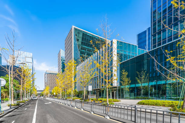 istock Business District Building Street 1196323551