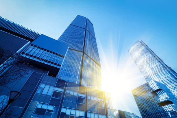 istock Business District Building Street office building 1196324365