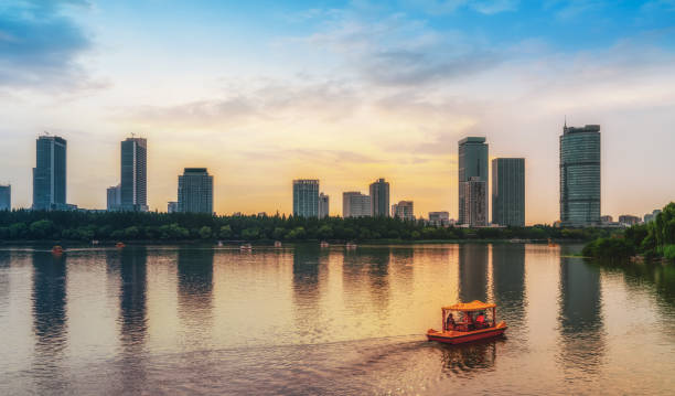 Nanjing Xuanwu Lake Architecture Landscape Skyline