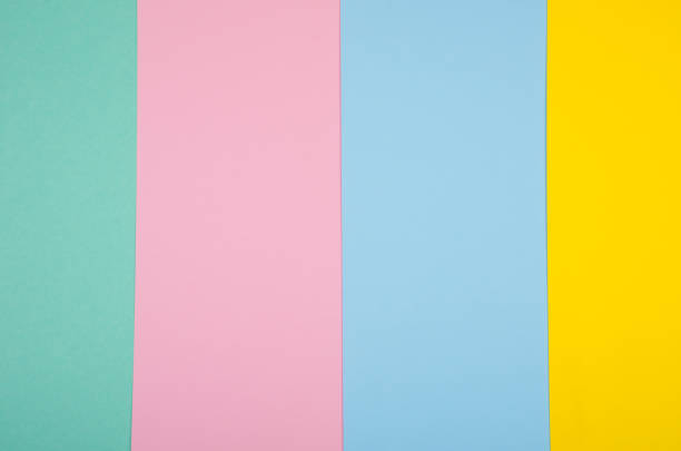 istock Sheets of paper of different colors 1196324690