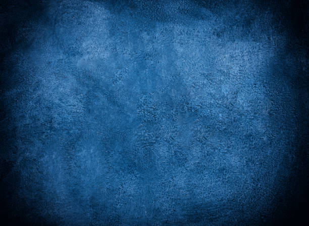 istock Dark blue grunge marble or concrete background with dark edges 1196325367