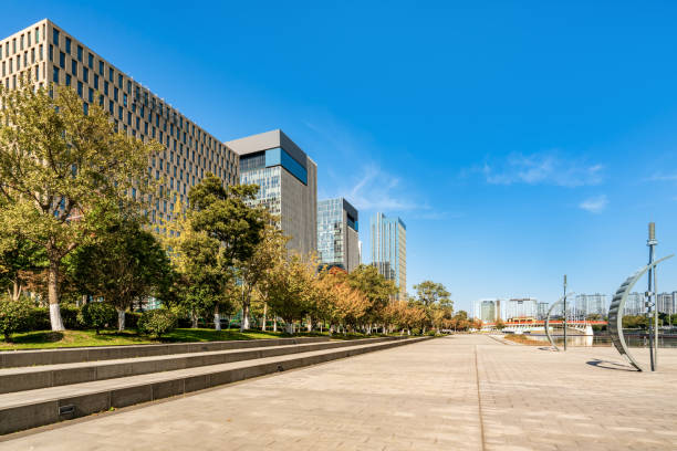 istock Business District Building Street 1196325446