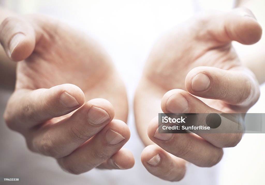 Open hands  Hands Cupped Stock Photo