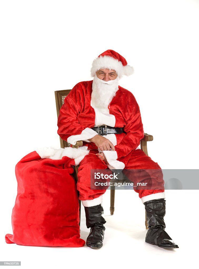 Santa Claus - Lizenzfrei Sitzen Stock-Foto