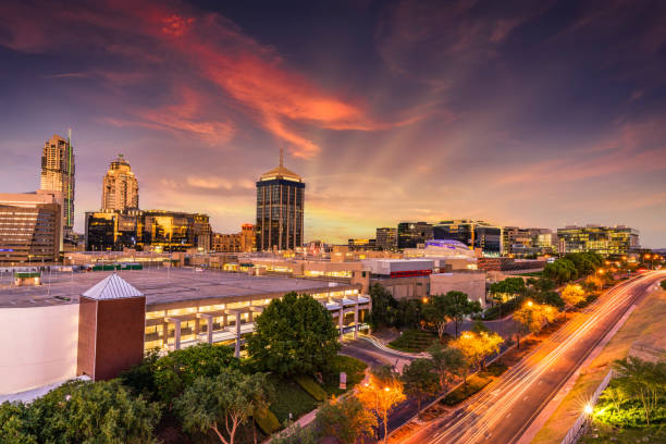 istock Sandton city illuminated at night 1196339241