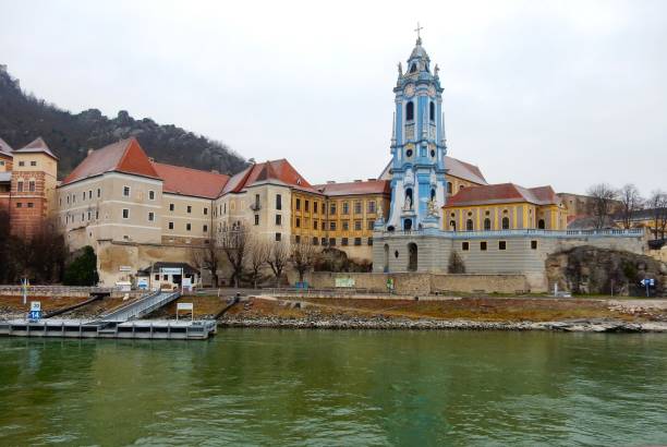 Durnstein Abbey stock photo