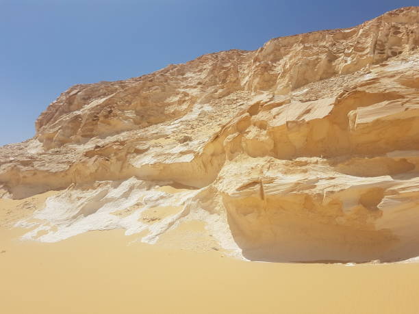 istock Farafra (White Desert), a geological depression covered by chalk rock formations in Egypt 1196345603