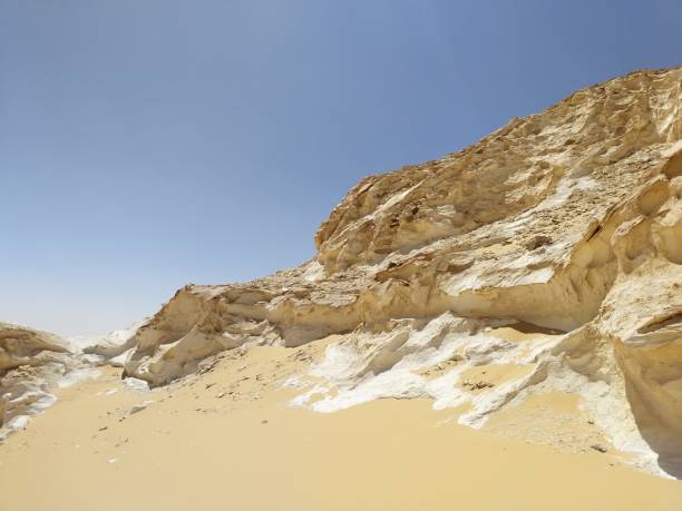 istock Farafra (White Desert), a geological depression covered by chalk rock formations in Egypt 1196345627