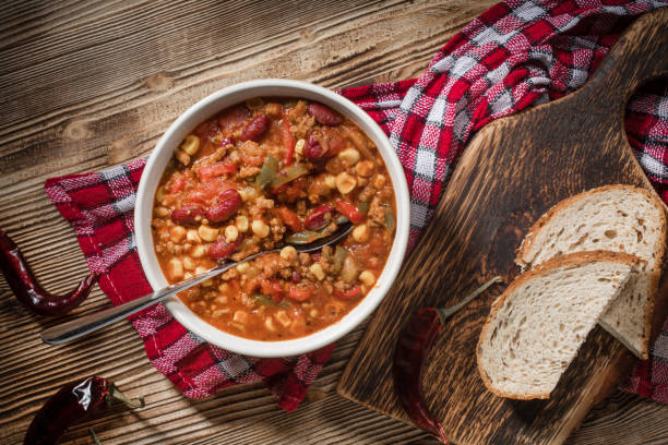 istock Mexican chili with meat. 1196349871