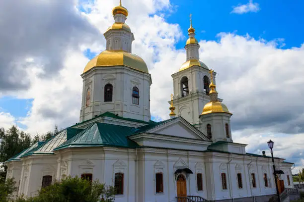 Kazan church of Holy Trinity-Saint Seraphim-Diveyevo Monastery in Diveyevo, Russia
