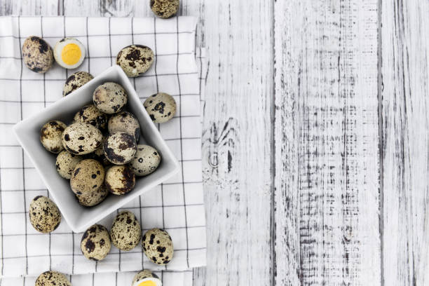 istock Fresh Quail Eggs as detailed close-up shot (selective focus) 1196355812