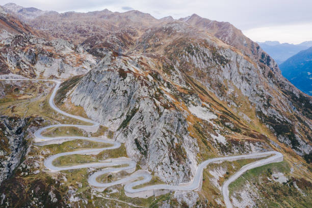 istock Tremola mountain pass in Switzerland 1196361132