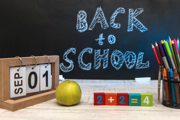 istock School theme. Back to school concept. Beginning of education. 1196361312