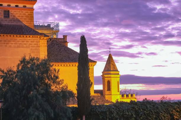 istock The setting sun illuminates the old building. Andalusia, Spain 1196369053