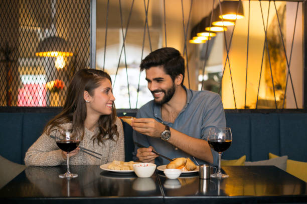 istock Couple having a meal 1196373259